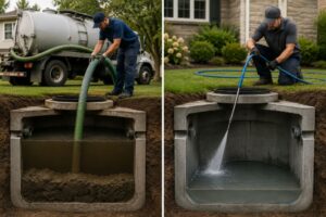 Septic Pumping vs Septic Cleaning