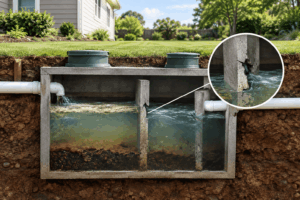 What Happens Underground When a Septic Tank Baffle Starts to Fail (1)